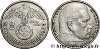 DEUTSCHLAND 2 Reichsmark Maréchal Paul von Hindenburg DEUTSCHLAND Vienne 1938 (25mm, 8,03g, 12h) -