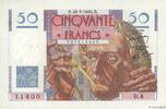 FRANKREICH 50 Francs LE VERRIER FRANKREICH 50 Francs LE VERRIER 1946 fST+ -