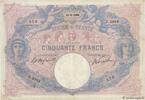 FRANKREICH 50 Francs BLEU ET ROSE FRANKREICH 50 Francs BLEU ET ROSE 1906 fSS -