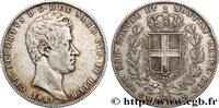 ITALIEN - KÖNIGREICH SARDINIEN - KARL ALBERT 5 Lire ITALIEN - KÖNIGREICH SARDINIEN - KARL ALBERT Gênes 1847 (37mm, 24,68g, 6h) -