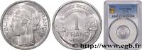 FRANKREICH 1 franc Morlon, légère VIERTE FRANZOSISCHE REPUBLIK 1949 (23mm, 1,3g, 6h) -