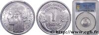 FRANKREICH 1 franc Morlon, légère VIERTE FRANZOSISCHE REPUBLIK 1949 (23mm, 1,3g, 6h) -