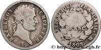 FRANKREICH 1 franc Napoléon Ier tête laurée, République franç GESCHICHTE FRANKREICHS Lille 1808 (23mm, 4,74g, 6h) -