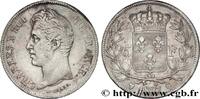FRANKREICH 5 francs Charles X, 2e type KARL X Perpignan 1827 (37mm, 24,88g, 6h) -