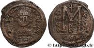 THE EMPIRE FROM ANASTASIUS TO MAURICE TIBERIUS (49 Follis JUSTINIANUS I Constantinople 542-543 (40mm, 20,25g, 1h) -