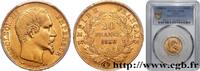 FRANKREICH 20 francs or Napoléon III, tête nue ZWEITES KAISERREICH Paris 1860 (21mm, 6,45161 g, 6h) -
