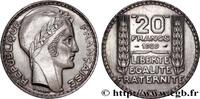 FRANKREICH Essai-piéfort de 20 francs Turin DRITTE FRANZOSISCHE REPUBLIK Paris 1929 (34,53mm, 39,95g, 12h) -