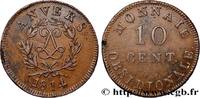 FRANKREICH 10 cent. Anvers au double L, frappe de l’atelier d LUDWIG XVIII Anvers 1814 (35mm, 25,78g, 6h) -