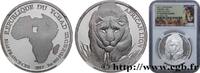 TSCHAD 5000 Francs CFA, Lion Africain TSCHAD Paris 2017 (38,1mm, 31,1g, 12h) -