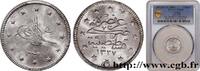 TÜRKEI 2 Kurush Muhammad V AH1327 / 1 TÜRKEI Constantinople 1909 (17,5mm, 2,60g, 12h) -