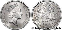 GIBRALTAR 14 Ecus - 10 Pounds Proof Elisabeth II / chevalier GIBRALTAR 1992 (30mm, 10,07g, 12h) -