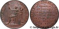 FRANKREICH Monneron de 2 sols à la Liberté REVOLUTION COINAGE Birmingham, Soho 1791 (32mm, 19,52g, 6h) -