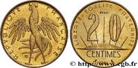 FRANKREICH Essai du concours de 20 centimes par Rousseau FUNFTE FRANZOSISCHE REPUBLIK Paris 1961 (23,5mm, 4g, 6h) -