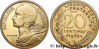 FRANKREICH Essai de 20 centimes Marianne FUNFTE FRANZOSISCHE REPUBLIK Paris 1962 (23,5mm, 4g, 6h) -