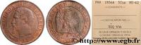 FRANKREICH Cinq centimes Napoléon III, tête nue ZWEITES KAISERREICH Paris 1854 (25mm, 5g, 6h) -