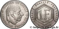 FRANKREICH 1 franc De Gaulle, sans différents FUNFTE FRANZOSISCHE REPUBLIK 1988 (23,96mm, 5,98g, 6h) -