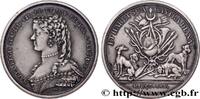 FRANKREICH Médaille, Marie Leczinska, La chasse du Roi, refra LOUIS XV DIT LE BIEN AIMÉ (1725) (31,5mm, 15,69g, 12h) -