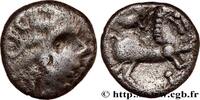 FRANKREICH Denier à l’oiseau - revers à l’étrier GALLIEN - NORDGALLIEN - ÆDUI (BIBRACTE, Region die Mont-Beuvray) Autun (71) c. avant 52 AC. (12mm, 1,9g, 8h) -
