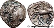 FRANKREICH Denier à la tête casquée GALLIEN - NORDGALLIEN - ÆDUI (BIBRACTE, Region die Mont-Beuvray) Autun (71) c. 80-50 AC. (14mm, 1,82g, 8h) -