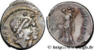 THE REPUBLIC (280 BC to 27 BC) Denier CORDIA Rome 46 AC. (19,5mm, 3,75g, 7h) -
