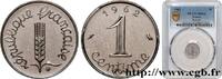 FRANKREICH 1 centime Épi, avec rebord FUNFTE FRANZOSISCHE REPUBLIK Paris 1962 (15mm, 1,65g, 6h) -