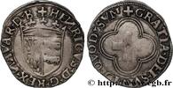 FRANKREICH Douzain à la croisette NAVARRE - ROYAUME DE NAVARRE - HENRI D'ALBRET Pau ou Morlaàs c. 1541-1555 (25mm, 2,2èg, 1h) -
