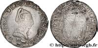 FRANKREICH Teston NAVARRE-BEARN - JEANNE OF ALBRET Pau 1567 (28mm, 9,59g, 6h) -