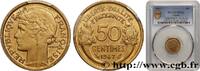 FRANKREICH 50 centimes Morlon VIERTE FRANZOSISCHE REPUBLIK 1947 (18mm, 2g, 6h) -