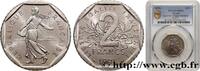 FRANKREICH 2 francs Semeuse, nickel, frappe monnaie FUNFTE FRANZOSISCHE REPUBLIK Pessac 1991 (26,5mm, 7,50g, 6h) -