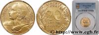 FRANKREICH 20 centimes Marianne FUNFTE FRANZOSISCHE REPUBLIK Paris 1963 (23,5mm, 4g, 6h) -