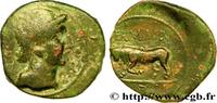 FRANKREICH Bronze GERMANVS INDVTILLI au taureau (Quadrans) GALLIEN - BELGICA - REMI (Region die Reims) Reims (51) c. 10 AC. (16,5mm, 2,69g, 11h) -
