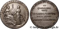 FRANKREICH Médaille, Compagnie Universelle du Canal maritime ÉGYPTE - CANAL DE SUEZ 1869 (41,5mm, 41,08g, 12h) -