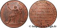 FRANKREICH Monneron de 2 sols à la Liberté REVOLUTION COINAGE Birmingham, Soho 1791 (32mm, 18?49g, 6h) -