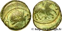 FRANKREICH Bronze PIXTILOS classe VI au griffon courant GALLIEN - CARNUTES (Region die Beauce) Chartres (28) c. 40-30 AC. (17mm, 4,58g, 8h) -