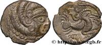 FRANKREICH Statère de billon, classe II au nez pointé GALLIEN - ARMORICA - CORIOSOLITÆ (Region die Corseul, Cotes d'Armor) Saint-Brieuc (22) c. 80-50 AC. (19mm, 4,21g, 6h) -