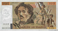 FRANKREICH 100 Francs DELACROIX imprimé en continu FRANKREICH 100 Francs DELACROIX imprimé en continu 1991 VZ -