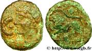 FRANKREICH Bronze “aux abeilles” et au lion GALLIEN - BELGICA - AMBIANI (Region die Amiens) Amiens (80) Ier siècle avant J.-C. (16,5mm, 2,22g, 7h) -