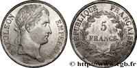 FRANKREICH 5 francs Napoléon Empereur, République française GESCHICHTE FRANKREICHS Paris 1808 (37mm, 24,97g, 6h) -