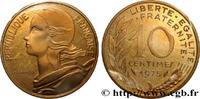 FRANKREICH Piéfort Br-Al de 10 centimes Marianne PIÉFORTS Pessac 1975 (20mm, 6g, 6h) -