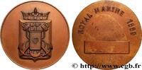 FRANKREICH Médaille, 60e Régiment d’Infanterie, Royal Marine ARMÉES n.d. (56,5mm, 86,73g, 12h) -