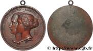 FRANKREICH Médaille uniface, Victoria et Albert GRANDE BRETAGNE - VICTORIA 1851 (95,5mm, 258,02g, 12h) -