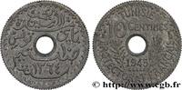 TUNESIEN - Französische Protektorate Essai de 10 centimes TUNESIEN - Französische Protektorate Paris 1945 (17,59mm, 1,51g, 6h) -