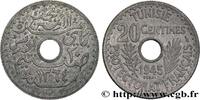 TUNESIEN - Französische Protektorate Essai 20 Centimes TUNESIEN - Französische Protektorate Paris 1945 (24mm, 3,20g, 6h) -
