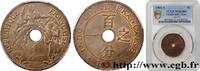 FRANZÖSISCHE-INDOCHINA 1 Centième FRANZÖSISCHE-INDOCHINA Paris 1901 (27,5mm, 7,50g, 6h) -