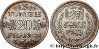 TUNESIEN - Französische Protektorate 20 Francs au nom du Bey Ahmed an 1353 TUNESIEN - Französische Protektorate Paris 1934 (35mm, 19,94g, 6h) -