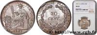 FRANZÖSISCHE-INDOCHINA 20 Centièmes FRANZÖSISCHE-INDOCHINA Paris 1937 (26mm, 5,40g, 6h) -