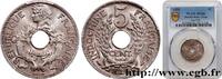 FRANZÖSISCHE-INDOCHINA 5 Centièmes FRANZÖSISCHE-INDOCHINA Paris 1925 (24mm, 4,99g, 6h) -