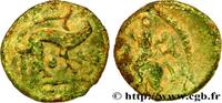 FRANKREICH Bronze au sanglier et au cavalier tenant un sangli GALLIEN - BELGICA - AMBIANI (Region die Amiens) Amiens (80) c. 60-40 AC. (15mm, 2,28g, 12h) -