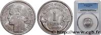 FRANKREICH 1 franc Morlon, légère VIERTE FRANZOSISCHE REPUBLIK Beaumont-Le-Roger 1950 (23mm, 1,3g, 6h) -
