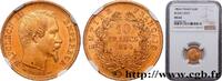 FRANKREICH 10 francs or Napoléon III, tête nue, petit module, ZWEITES KAISERREICH Paris 1854 (17mm, 3,23g, 6h) -